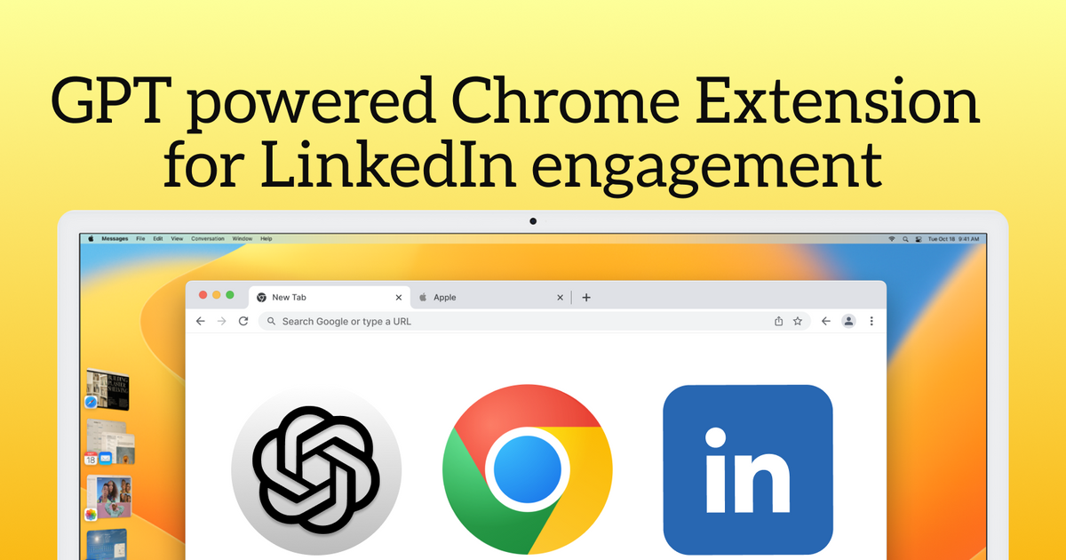 Create a LinkedIn AI Chrome Extension with GPT-3